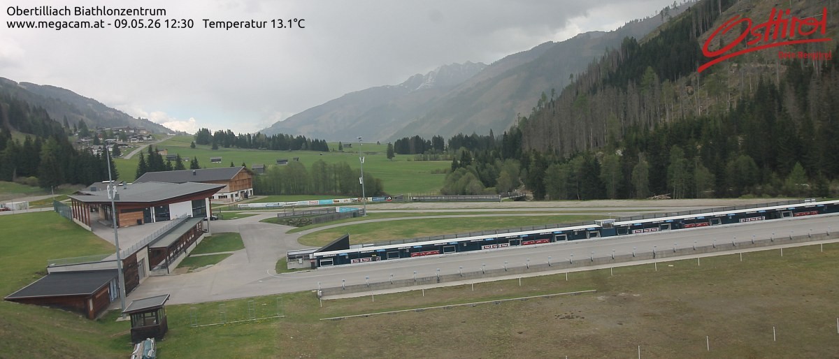 Archiv Foto Webcam Biathlonzentrum Obertilliach, Osttirol