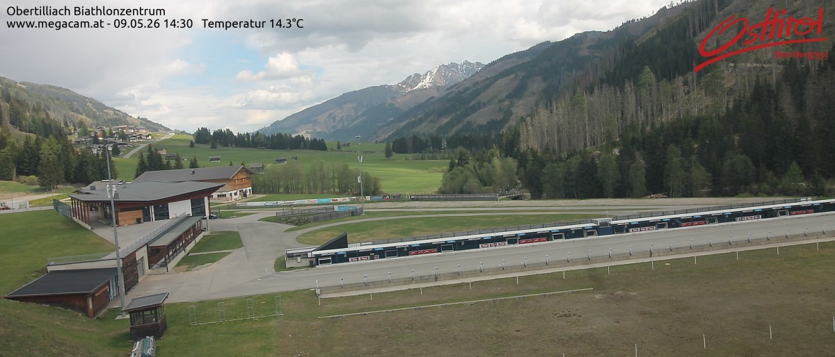 Archiv Foto Webcam Biathlonzentrum Obertilliach, Osttirol
