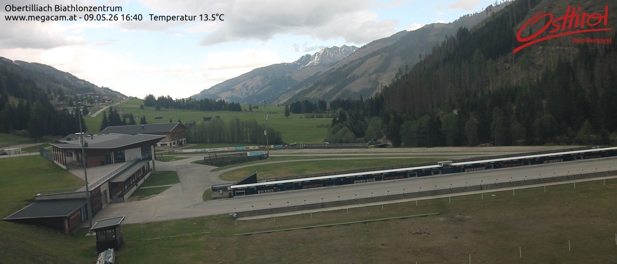 Archiv Foto Webcam Biathlonzentrum Obertilliach, Osttirol