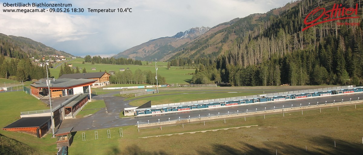Archiv Foto Webcam Biathlonzentrum Obertilliach, Osttirol