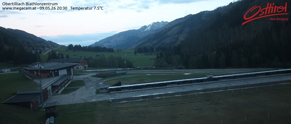 Archiv Foto Webcam Biathlonzentrum Obertilliach, Osttirol