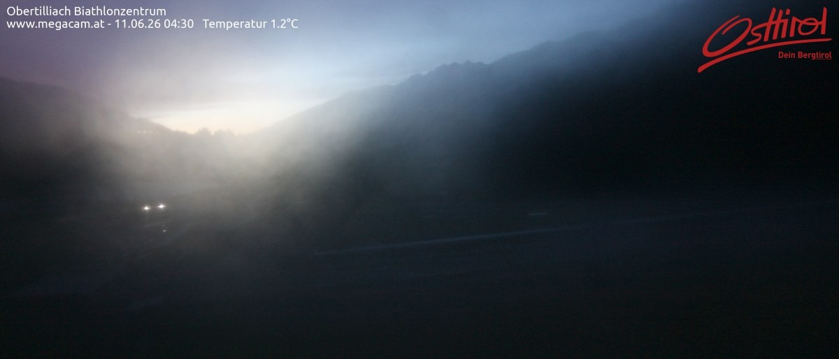 Archived image Webcam Biathlon centre Obertilliach