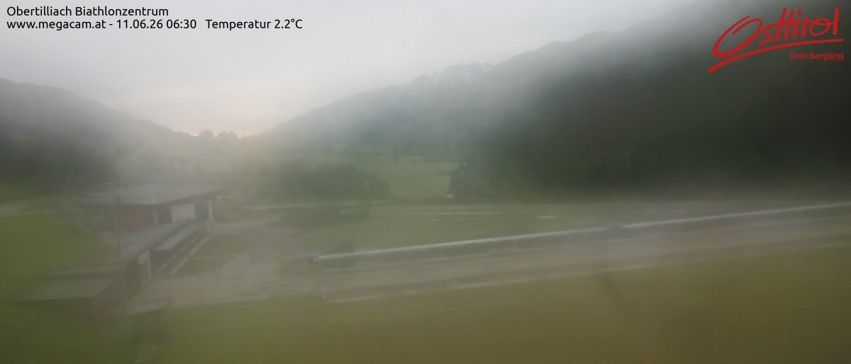 Archived image Webcam Biathlon centre Obertilliach