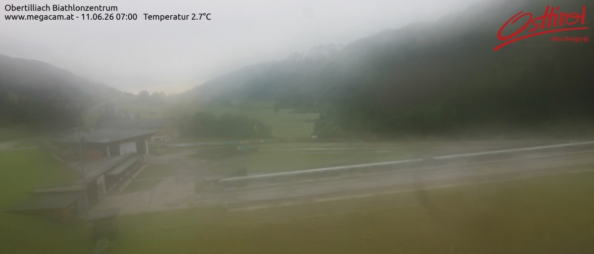 Archived image Webcam Biathlon centre Obertilliach