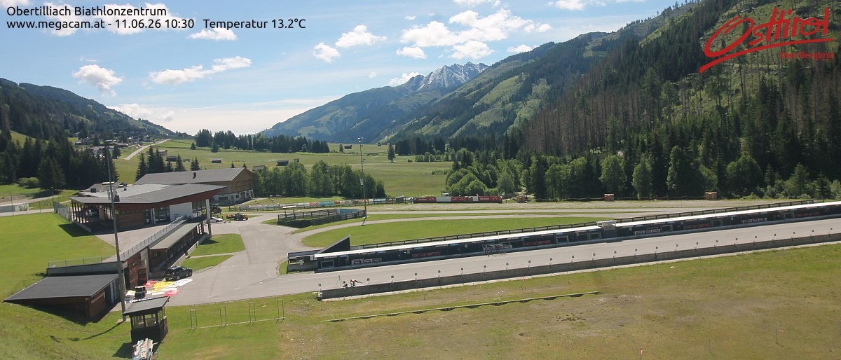 Archived image Webcam Biathlon centre Obertilliach