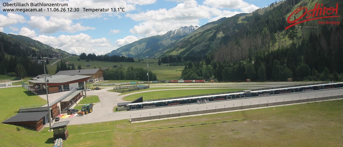 Archived image Webcam Biathlon centre Obertilliach