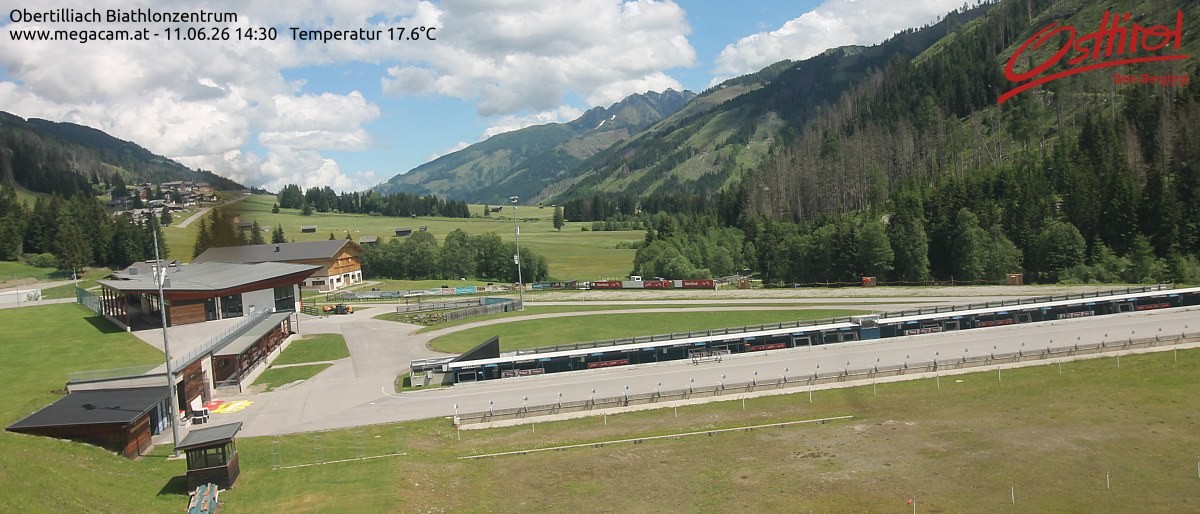Archived image Webcam Biathlon centre Obertilliach