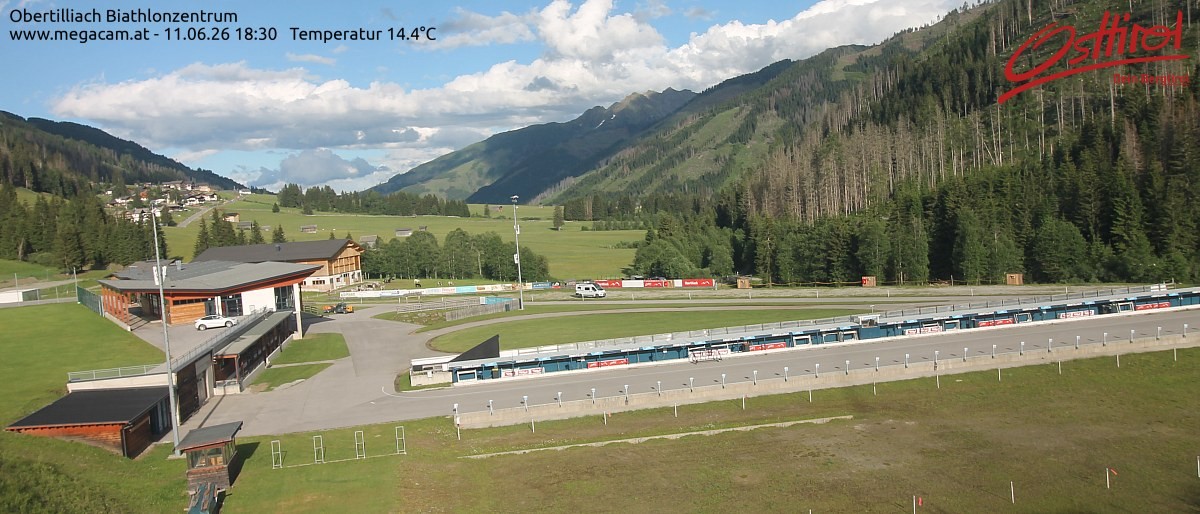 Archived image Webcam Biathlon centre Obertilliach