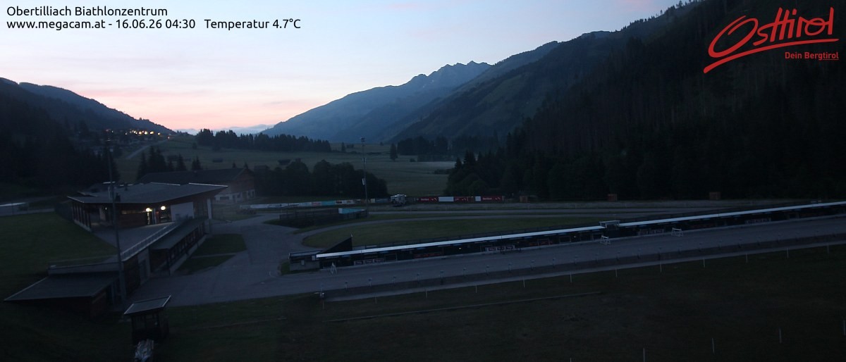 Archived image Webcam Biathlon centre Obertilliach