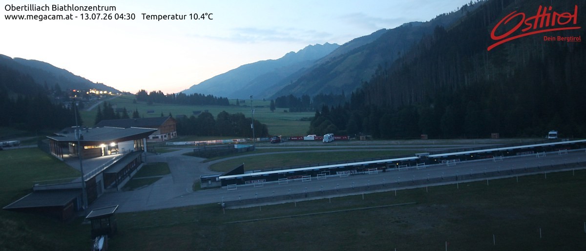 Archiv Foto Webcam Biathlonzentrum Obertilliach, Osttirol