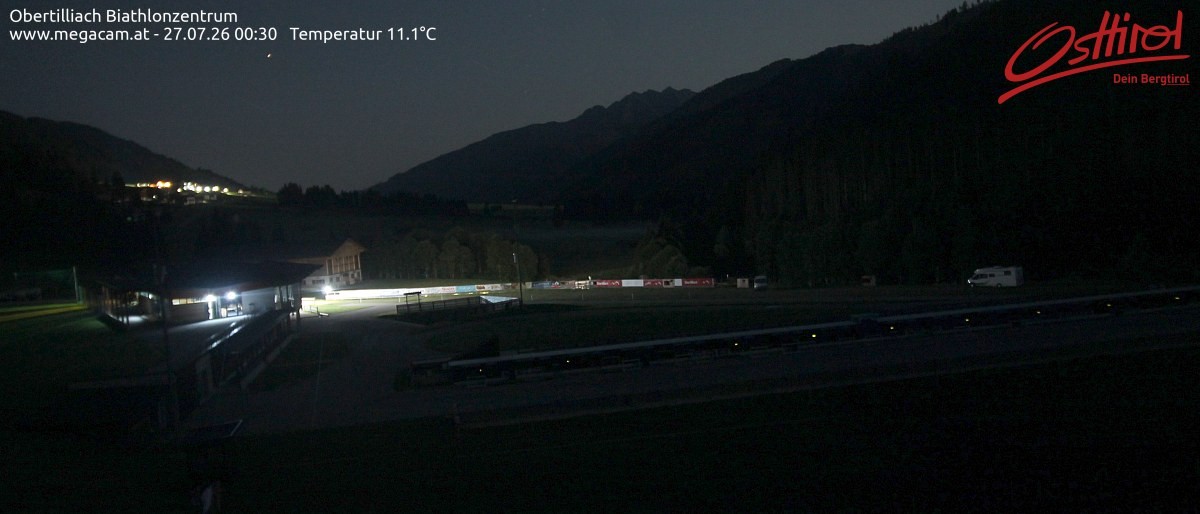 Archiv Foto Webcam Biathlonzentrum Obertilliach, Osttirol
