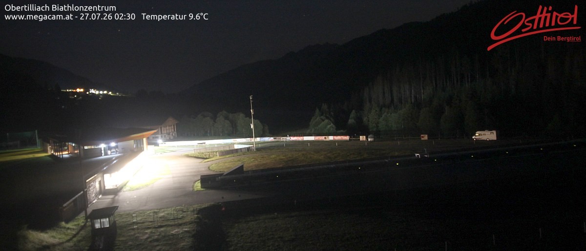Archiv Foto Webcam Biathlonzentrum Obertilliach, Osttirol