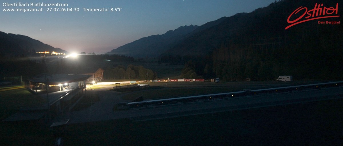 Archiv Foto Webcam Biathlonzentrum Obertilliach, Osttirol