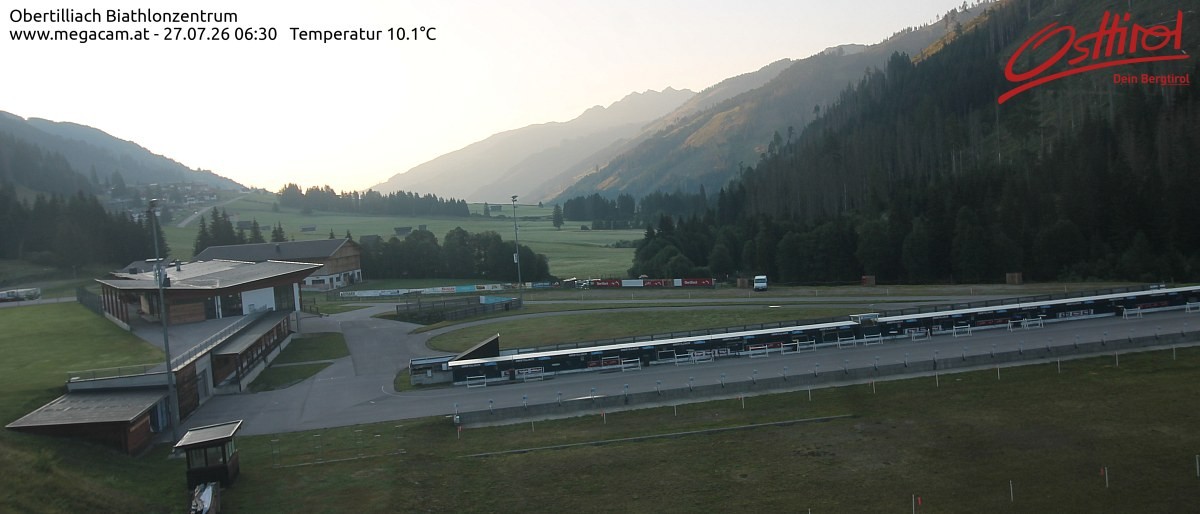 Archiv Foto Webcam Biathlonzentrum Obertilliach, Osttirol