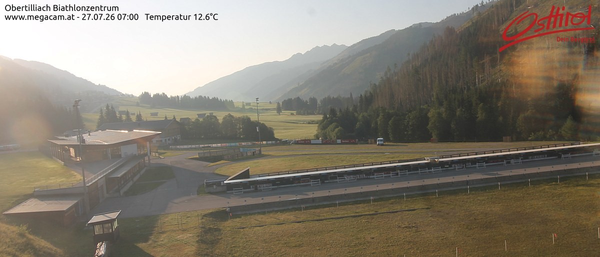 Archiv Foto Webcam Biathlonzentrum Obertilliach, Osttirol