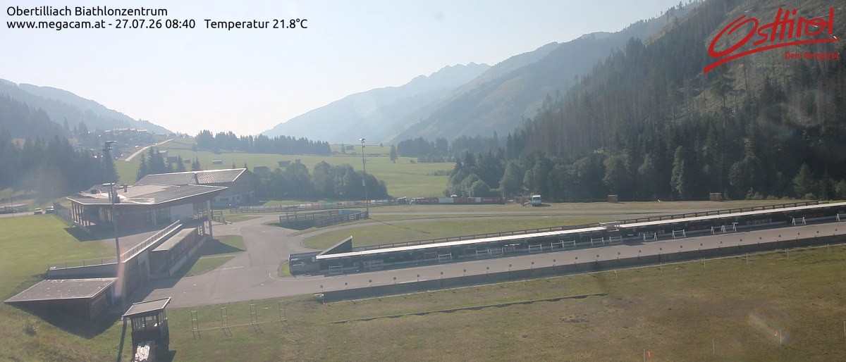 Archiv Foto Webcam Biathlonzentrum Obertilliach, Osttirol