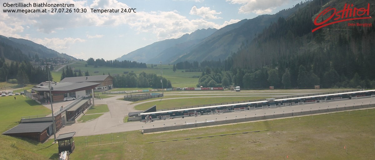 Archiv Foto Webcam Biathlonzentrum Obertilliach, Osttirol
