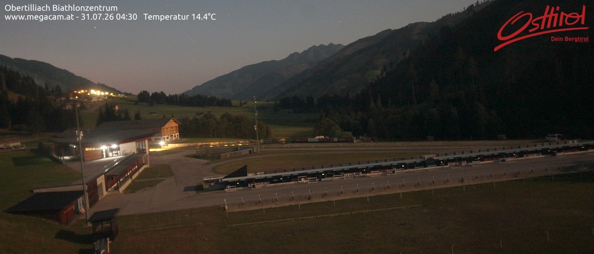 Archived image Webcam Biathlon centre Obertilliach