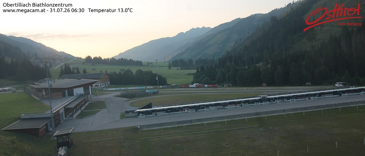 Archived image Webcam Biathlon centre Obertilliach