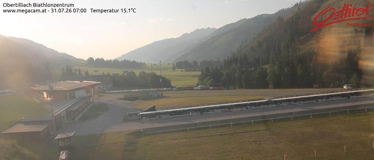 Archived image Webcam Biathlon centre Obertilliach
