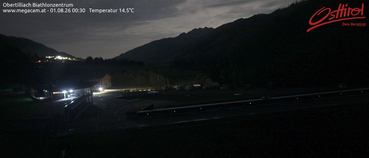 Archived image Webcam Biathlon centre Obertilliach