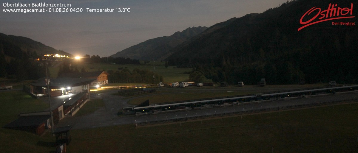 Archived image Webcam Biathlon centre Obertilliach