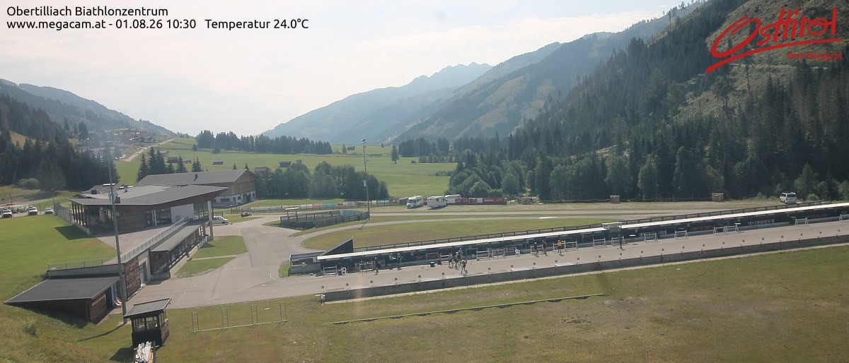 Archived image Webcam Biathlon centre Obertilliach