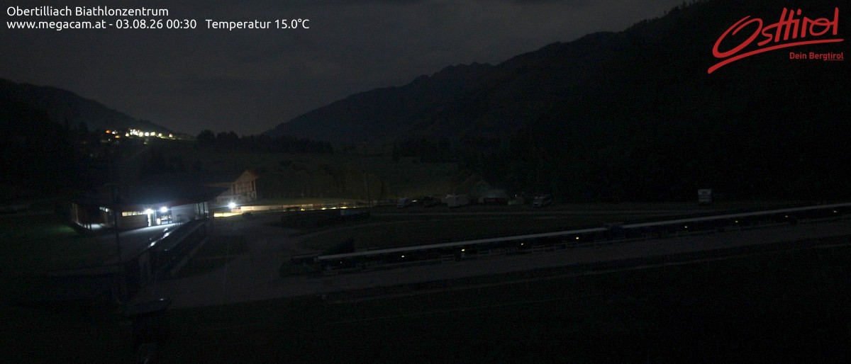 Archiv Foto Webcam Biathlonzentrum Obertilliach, Osttirol