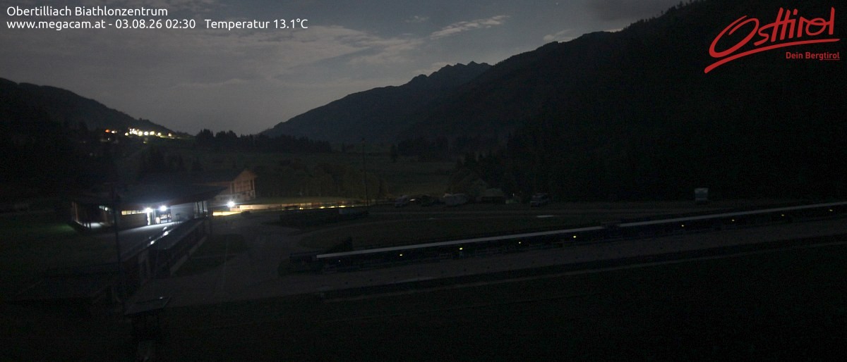 Archiv Foto Webcam Biathlonzentrum Obertilliach, Osttirol