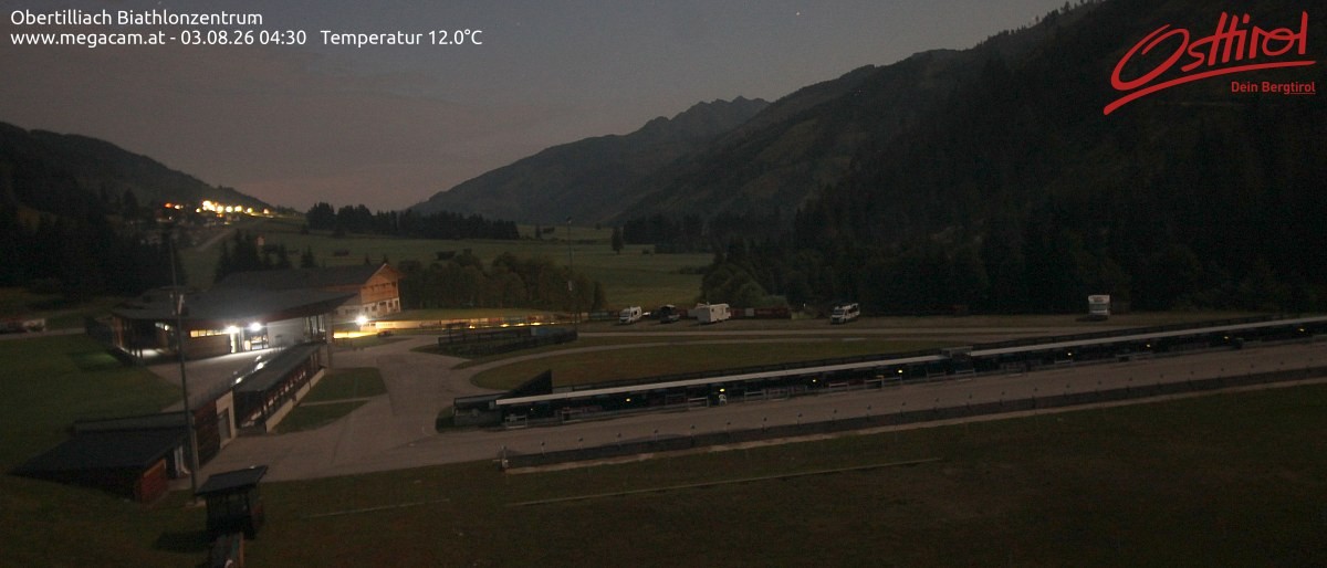 Archiv Foto Webcam Biathlonzentrum Obertilliach, Osttirol