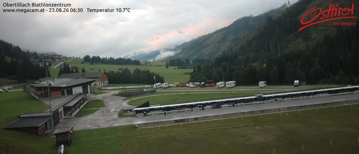 Archiv Foto Webcam Biathlonzentrum Obertilliach, Osttirol