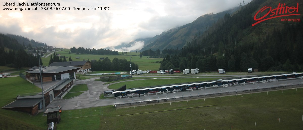 Archiv Foto Webcam Biathlonzentrum Obertilliach, Osttirol