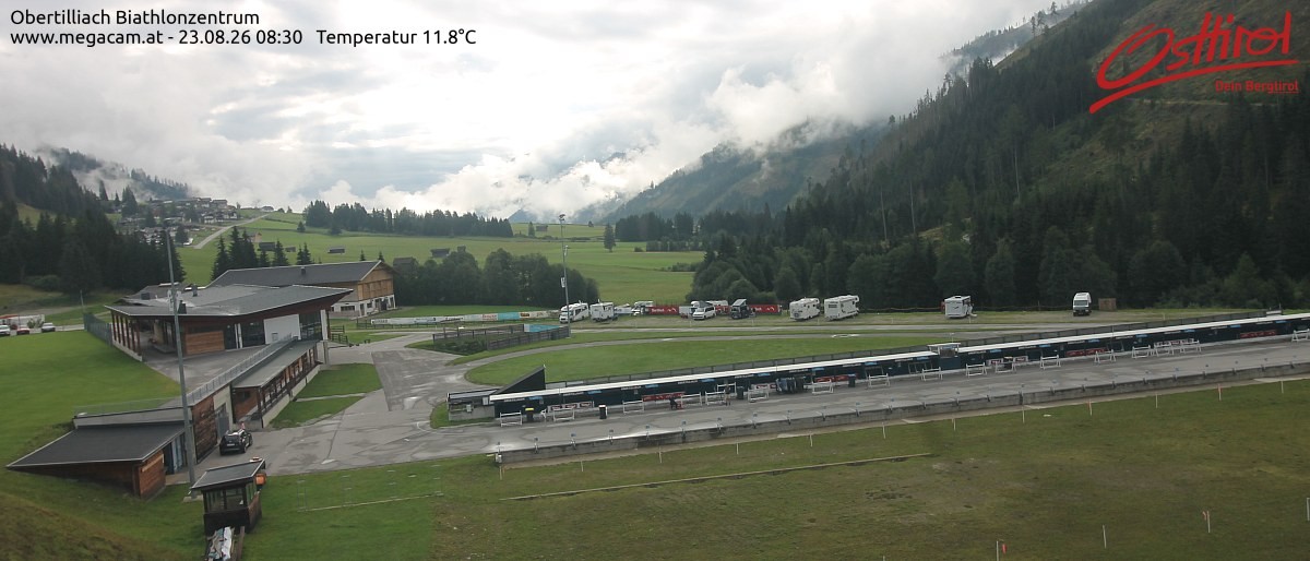 Archiv Foto Webcam Biathlonzentrum Obertilliach, Osttirol