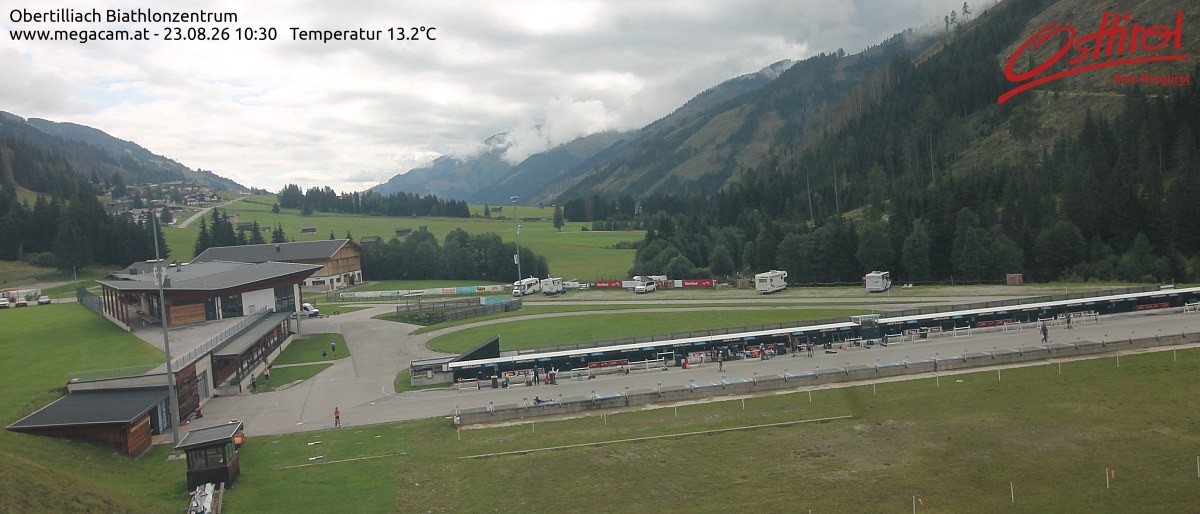 Archiv Foto Webcam Biathlonzentrum Obertilliach, Osttirol