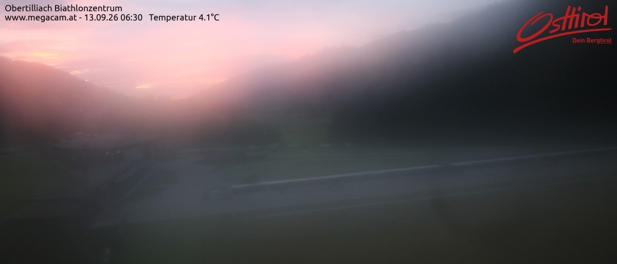 Archiv Foto Webcam Biathlonzentrum Obertilliach, Osttirol
