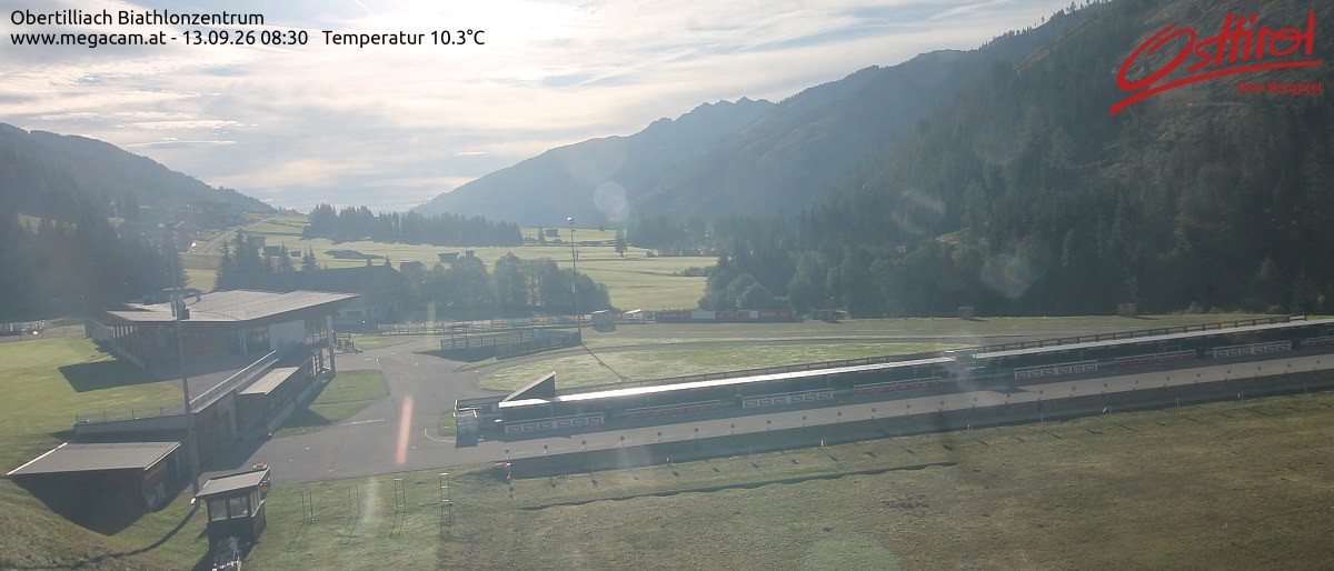 Archiv Foto Webcam Biathlonzentrum Obertilliach, Osttirol