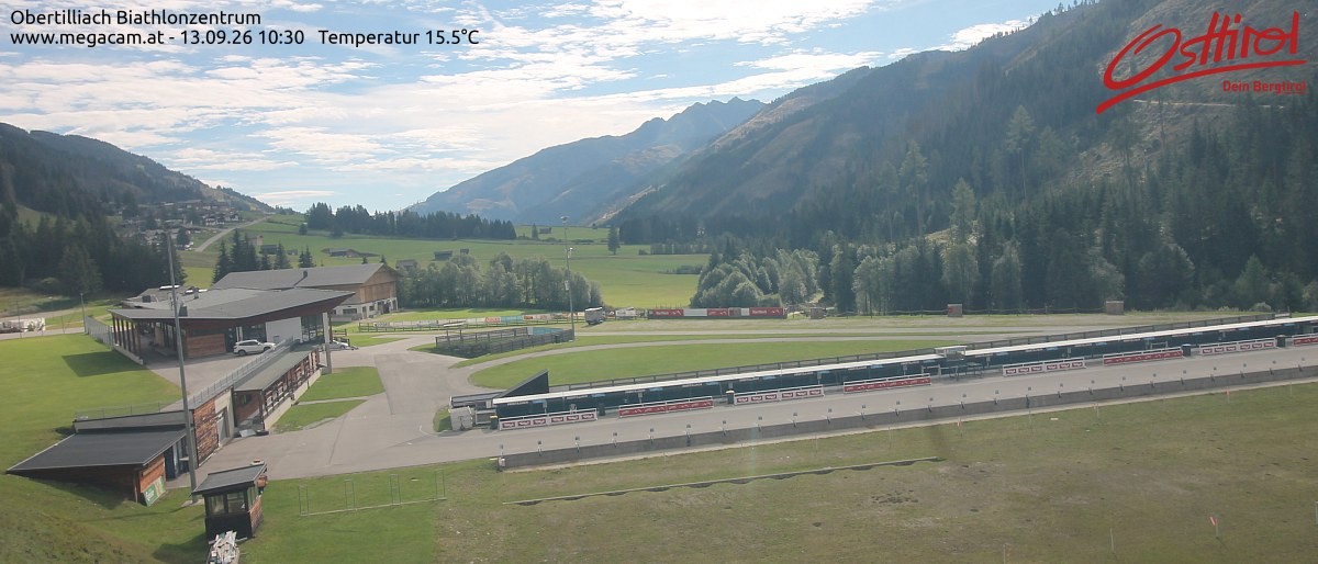 Archiv Foto Webcam Biathlonzentrum Obertilliach, Osttirol