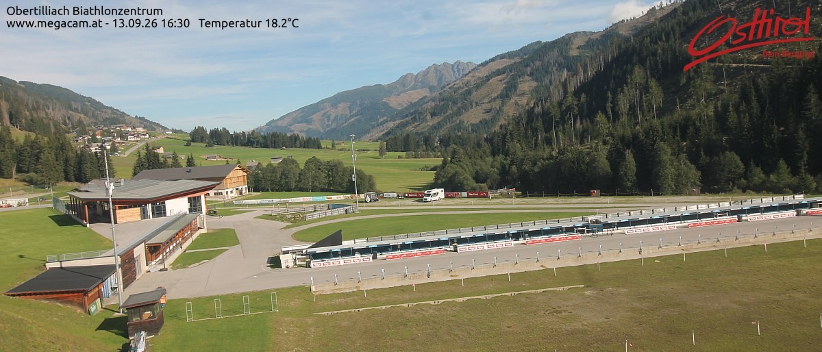 Archiv Foto Webcam Biathlonzentrum Obertilliach, Osttirol