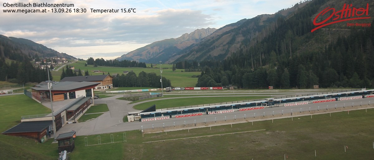 Archiv Foto Webcam Biathlonzentrum Obertilliach, Osttirol