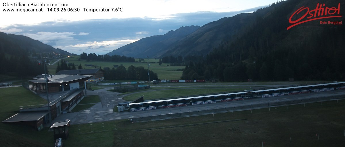 Archiv Foto Webcam Biathlonzentrum Obertilliach, Osttirol
