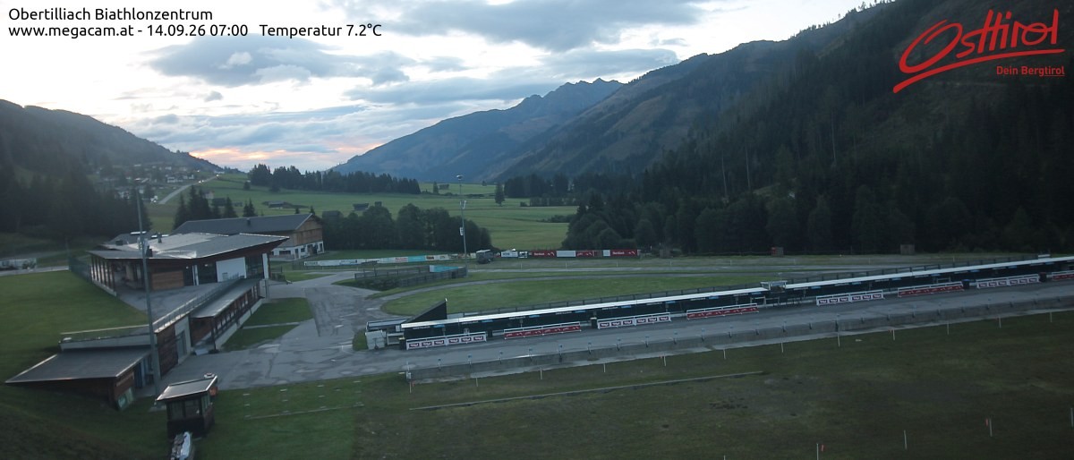 Archiv Foto Webcam Biathlonzentrum Obertilliach, Osttirol