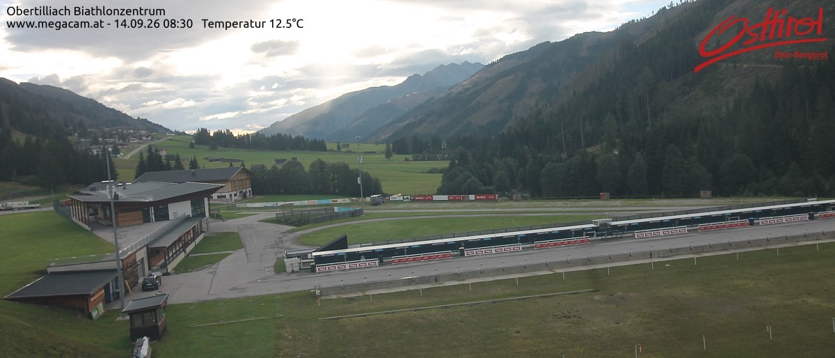 Archiv Foto Webcam Biathlonzentrum Obertilliach, Osttirol