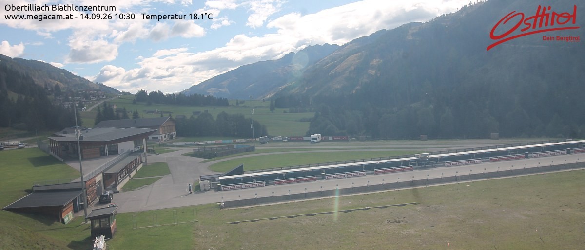 Archiv Foto Webcam Biathlonzentrum Obertilliach, Osttirol