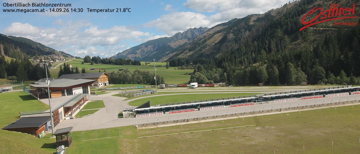 Archiv Foto Webcam Biathlonzentrum Obertilliach, Osttirol