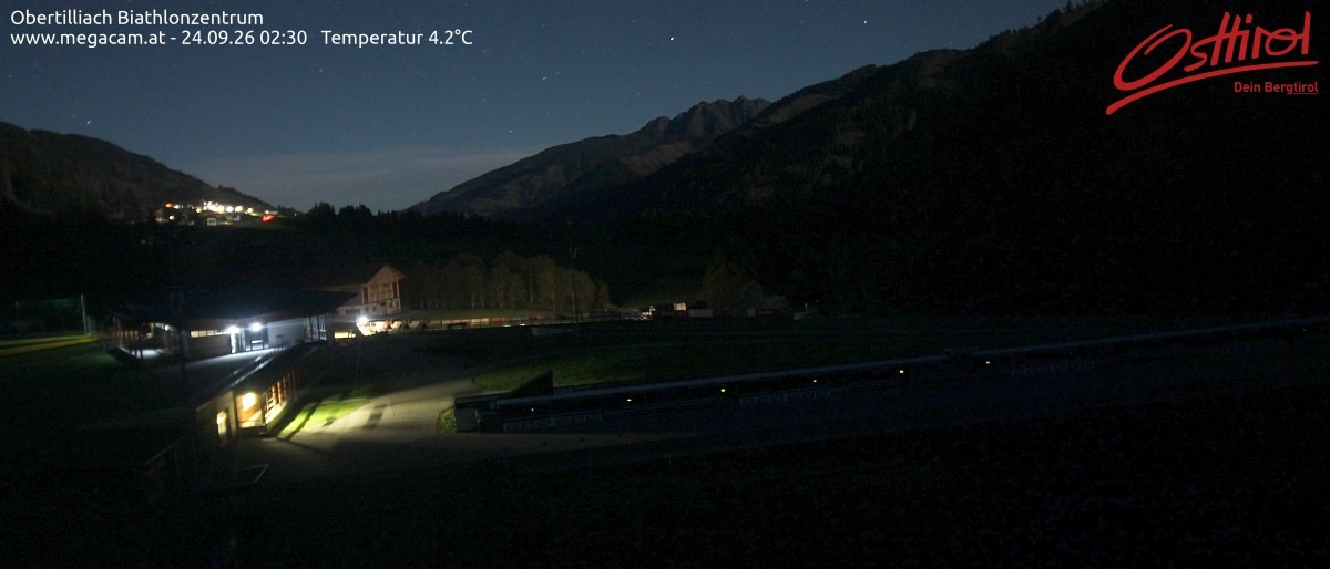 Archived image Webcam Biathlon centre Obertilliach