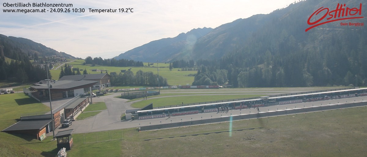 Archived image Webcam Biathlon centre Obertilliach