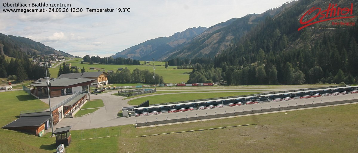 Archived image Webcam Biathlon centre Obertilliach