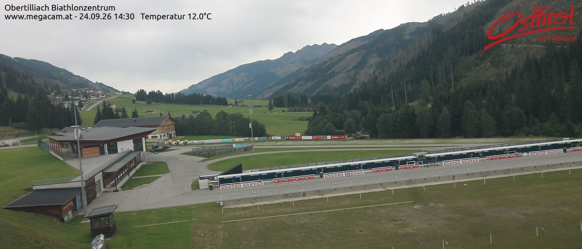 Archived image Webcam Biathlon centre Obertilliach