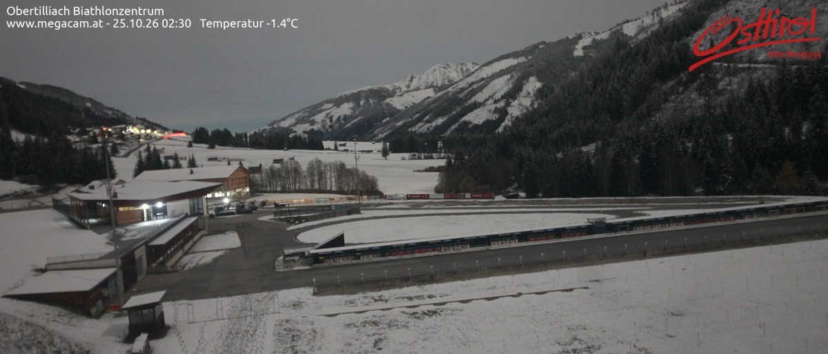 Archiv Foto Webcam Biathlonzentrum Obertilliach, Osttirol