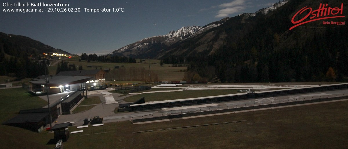 Archiv Foto Webcam Biathlonzentrum Obertilliach, Osttirol
